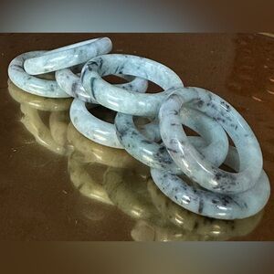 Burma Natural Jadetie Jade Rings, size 8